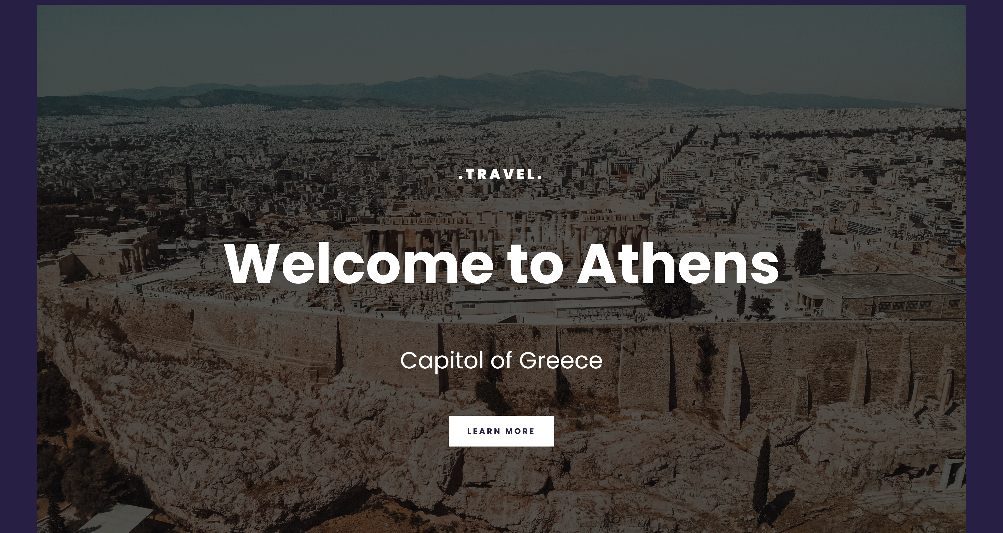 Athens Travel Project